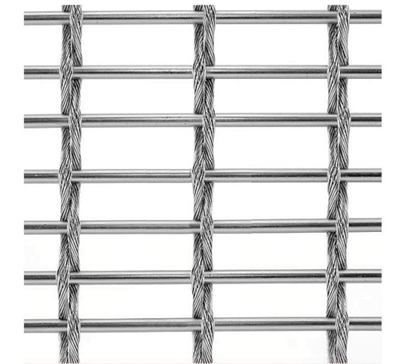 Grillage décoratif tissé architectural pour les revêtements de façades de construction